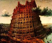 BRUEGEL, Pieter the Elder The  Little  Tower of Babel oil painting artist